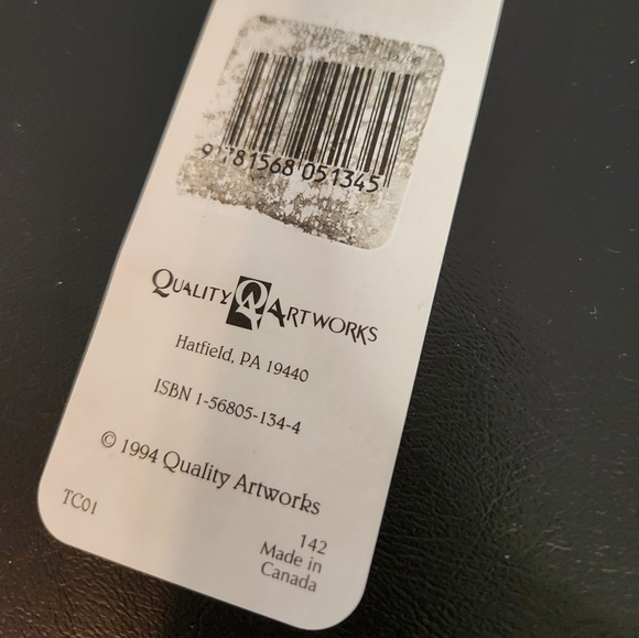 Victorian Nostalgia Bookmark 1994 Made In Canada - Picture 6 of 6